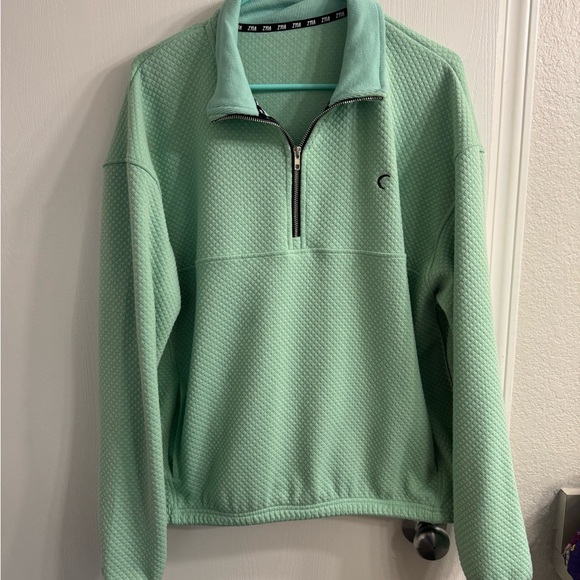 Zyia Spearmint Honesty 1/4 Zip - Picture 7 of 11